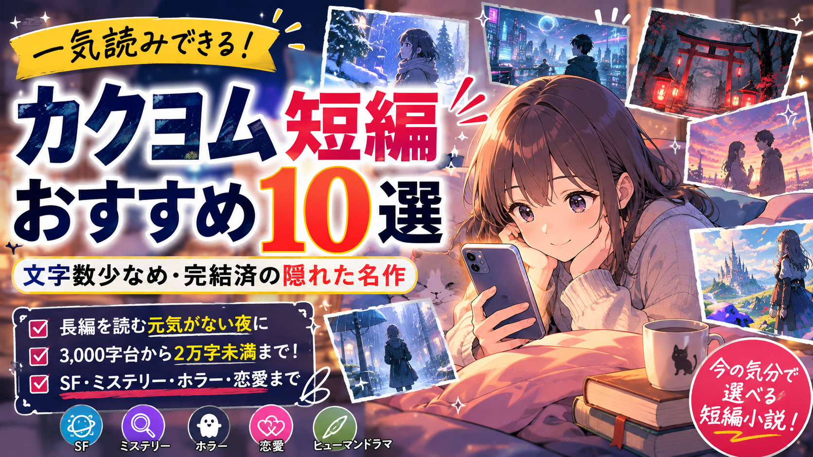 カクヨム短編おすすめ10選
